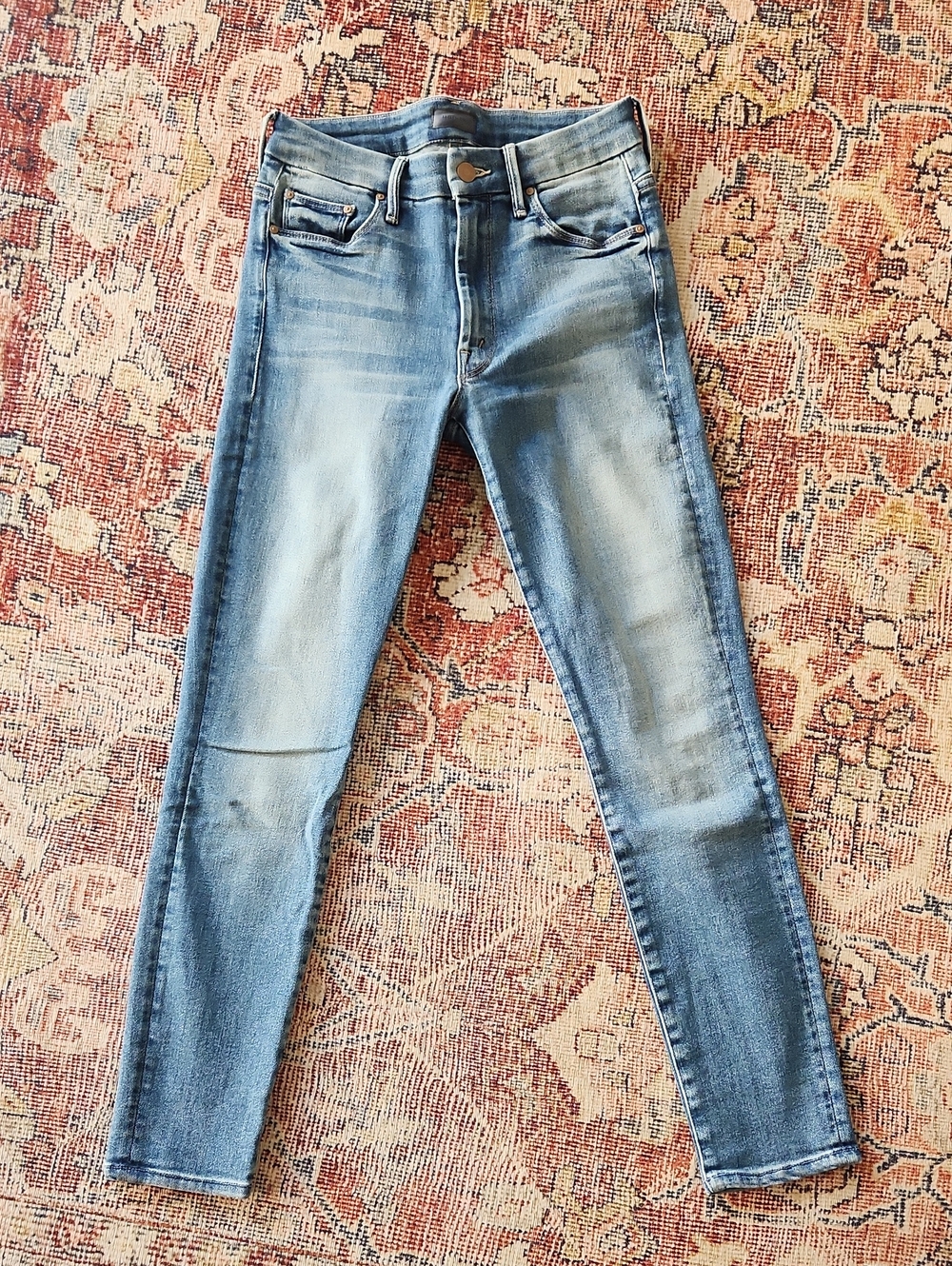 MOTHER High Waisted Skinny Jeans
